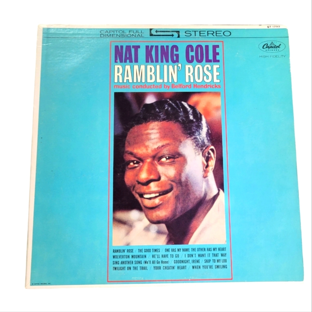 Nat King Cole Ramblin Rose vinyl album